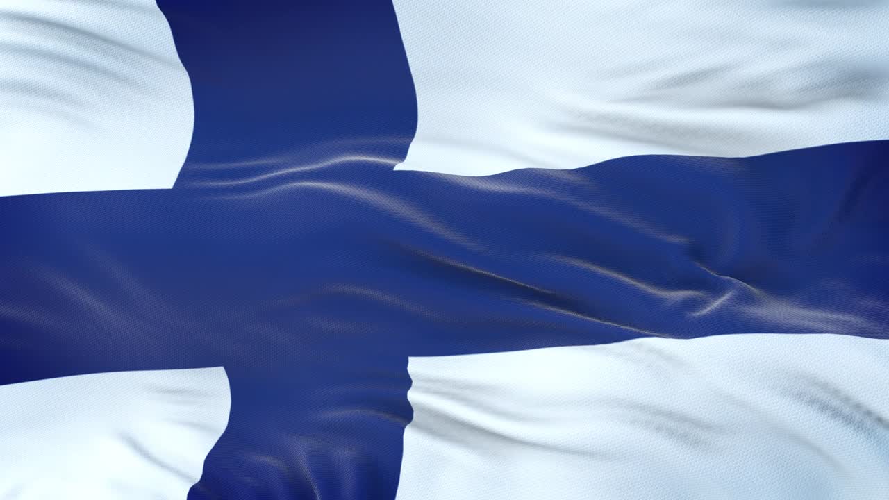 핀란드의 발이 바람에 흔들리고, 매우 상세한 직물 질감이 있습니다.