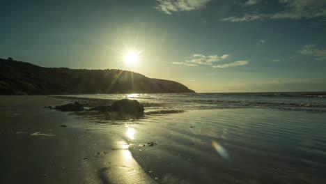 Playa-Y-Costa-En-Gales,-Reino-Unido