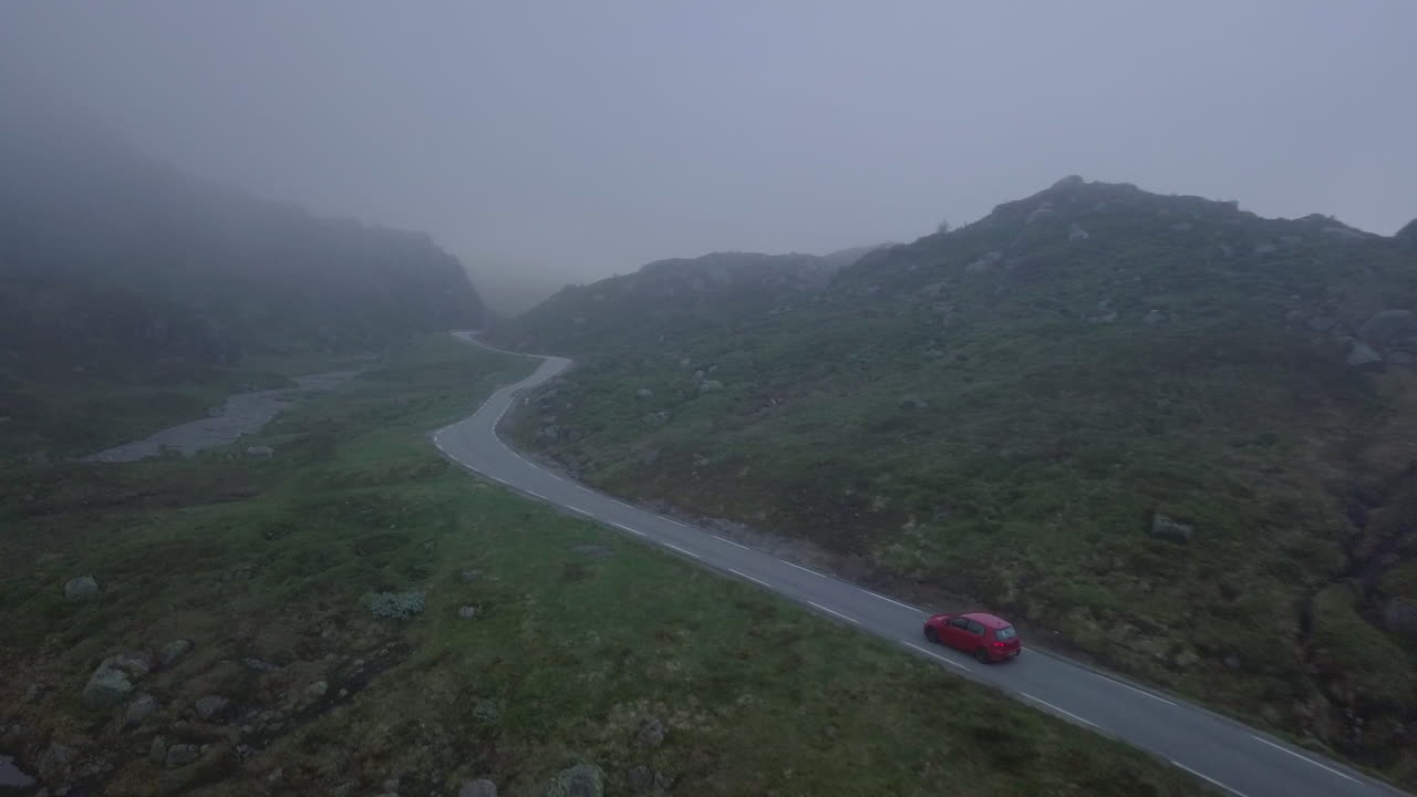 항공: 노르웨이의 눈이 있는 계곡