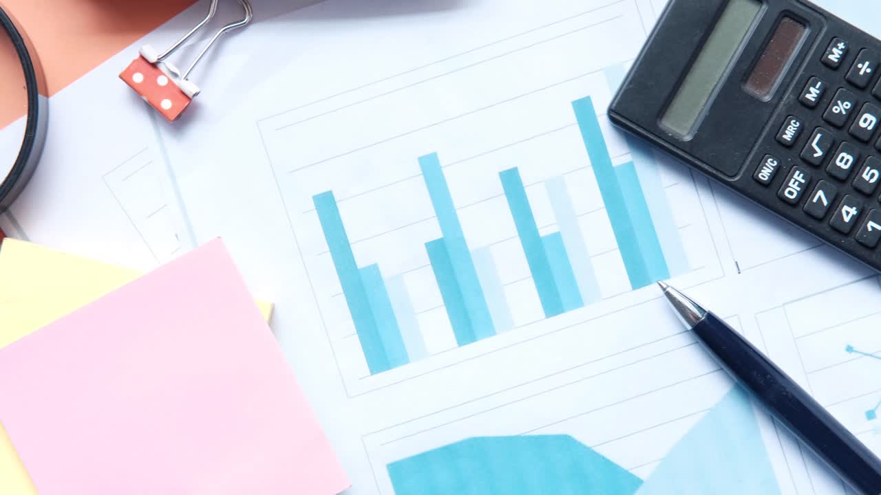 Forretningsdokumenter og diagrammer