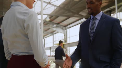 Colleagues-meeting-in-the-foyer-at-a-business-convention