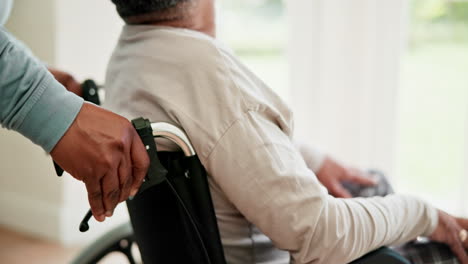 helping hand, closeup and wheelchair