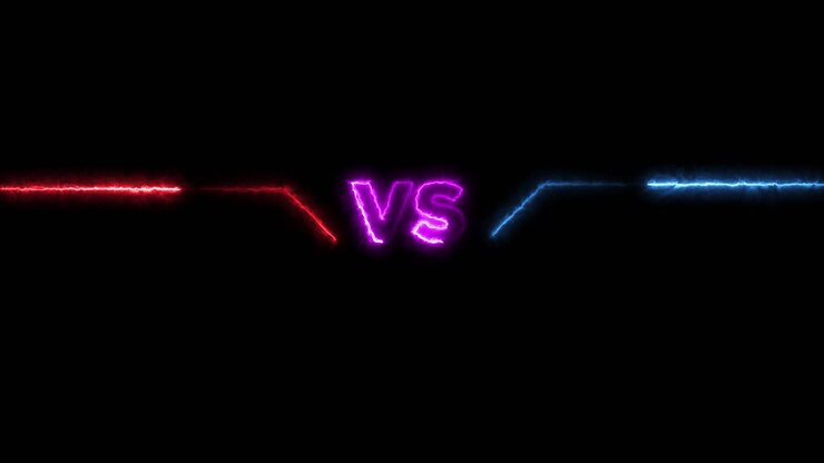 Versus neon sign
