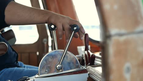 boat steering