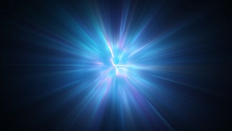 teletransporte viajando en el espacio a través del universo animación de renderización 3d en bucle