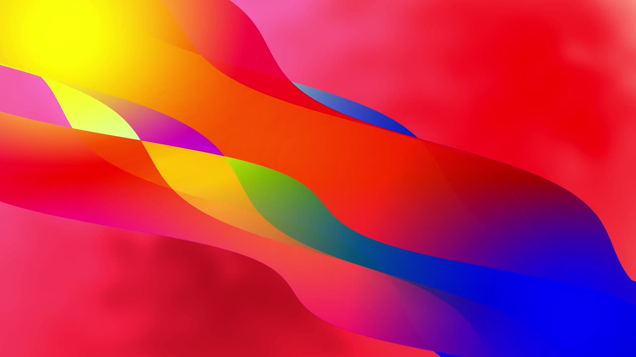 추상적인 액체 다채로운 역동적인 모양 파동적인 배경, 네온 색상 활기찬