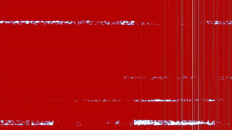 animación de la interferencia en fondo rojo