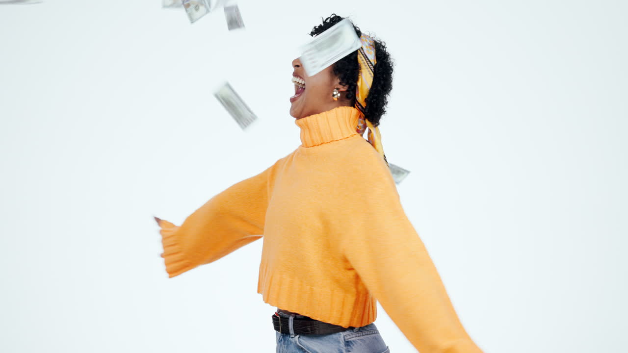 우승자, 흥분하고 돈이 있는 여자