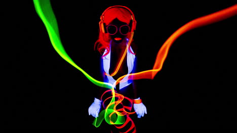 glowing uv woman 00