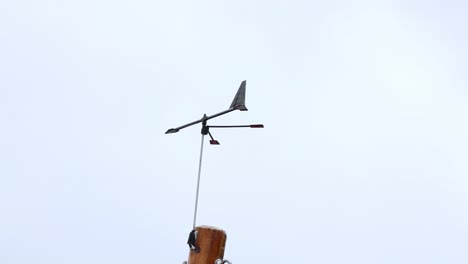 wind compass rotating in the breeze