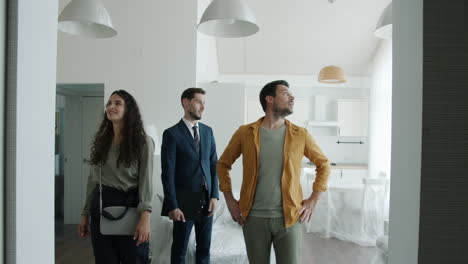 real estate viewing - modern apartment