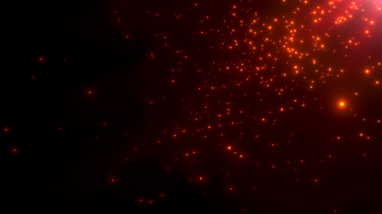 Motion red particles and stars in galaxy 5
