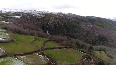 aerial view of a waterfall