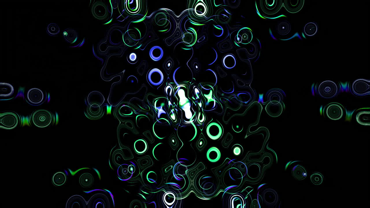 Abstracte discobal draaiend met lichteffecten