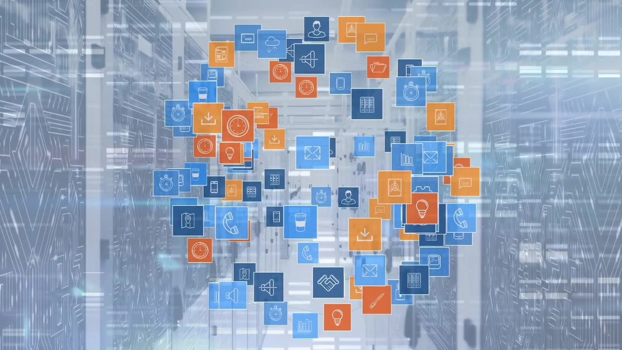 Animation of statistics and financial data processing over delivery