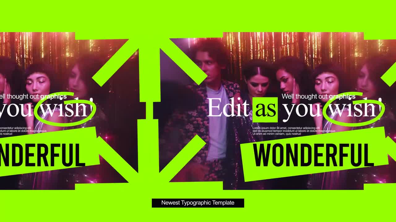 Typographic Template Showcase