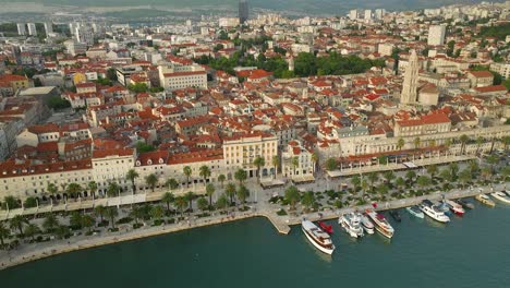 aerial view of split, croatia