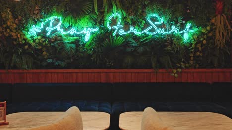 Minimalist-design-hotel-lobby-with-neon-sign