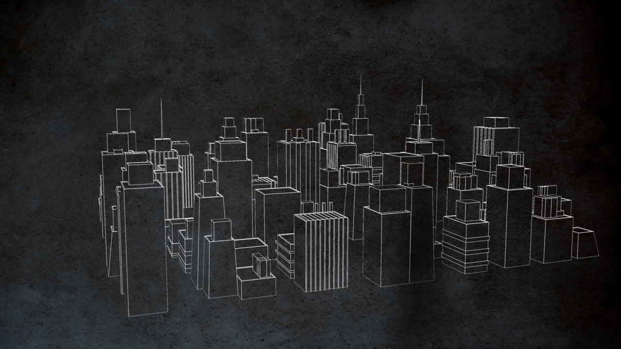 edificios virtuales en una ciudad