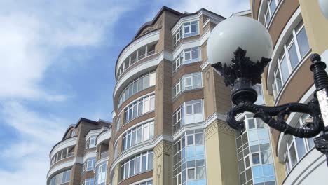 modern apartment building facade