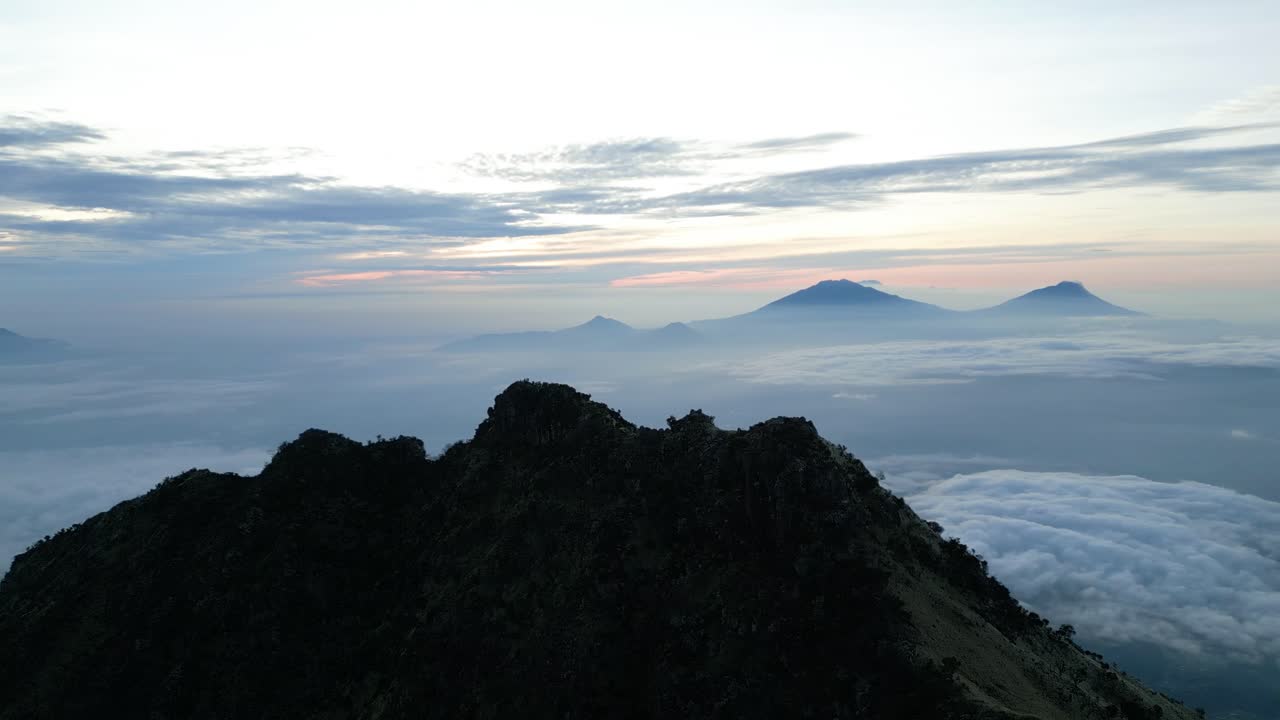 Central Java Sumbing Sindoro Mountain