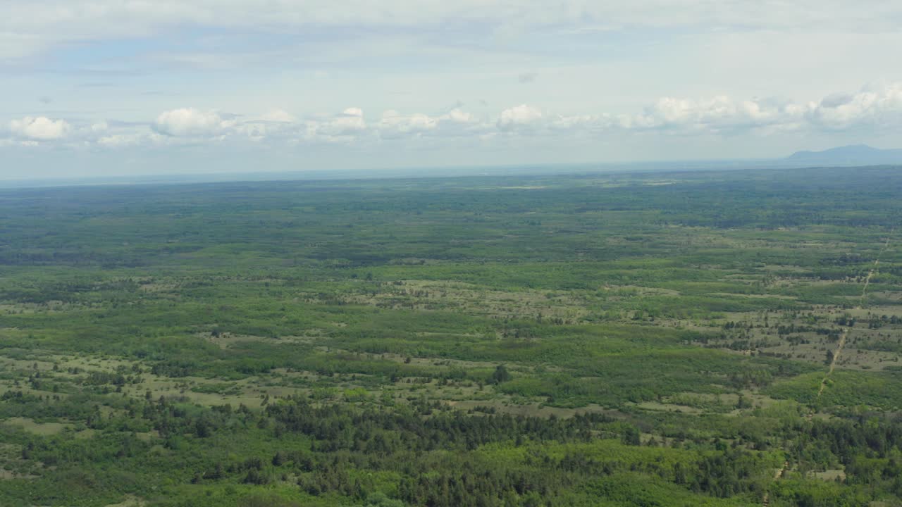 desierto de arenas deliblato en pescara, serbia, vista aérea 4k
