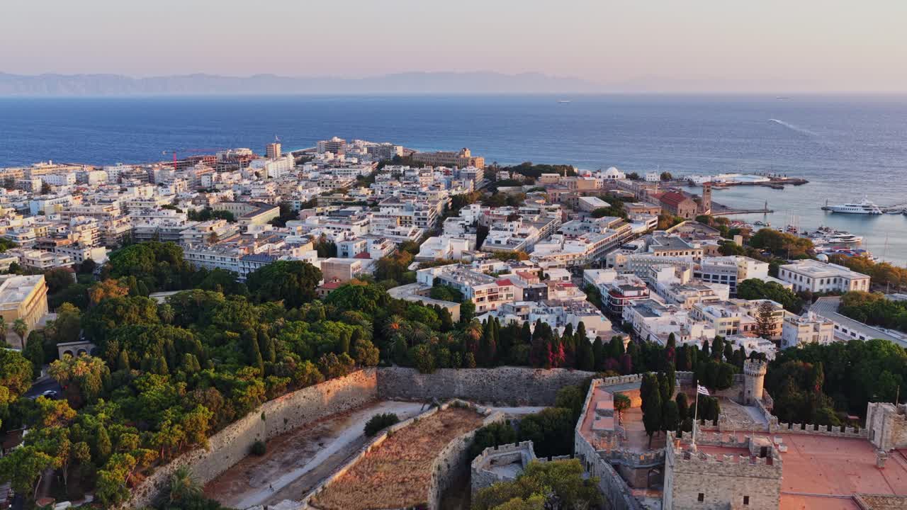 Aerial View of Rhodes, Greece