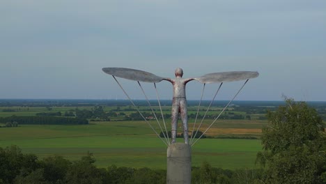 lilienthal monument flying hill summer germany