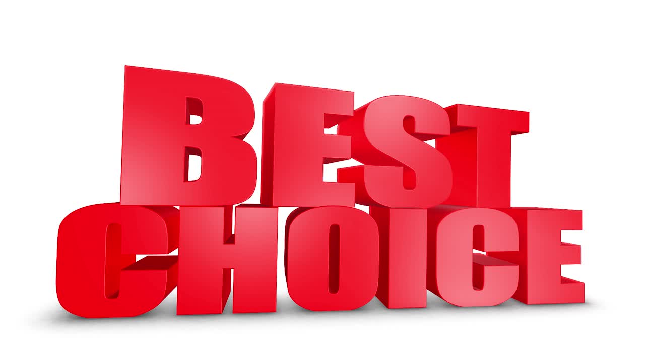 Best Choice 3D Text Graphic Design