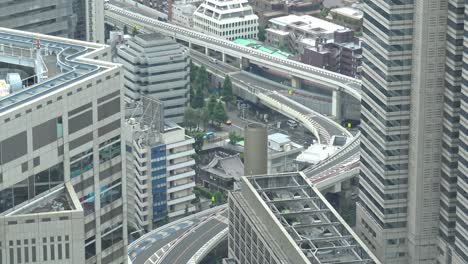 todavía vista aérea de los edificios de la ciudad de tokio