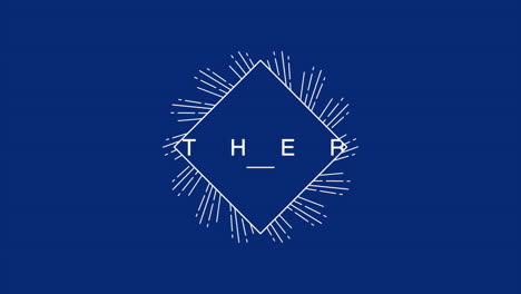 modern fathers day text with lines pattern on fashion blue gradient