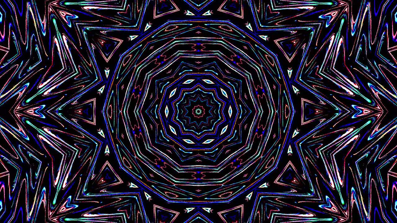 luz abstracta brillante que gobierna el color completo, caleidoscopio