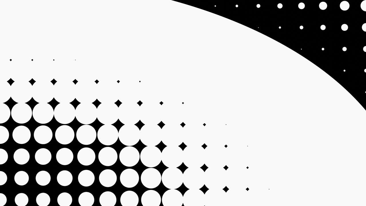 transición circular abstracta o ondas circulares de pequeños círculos