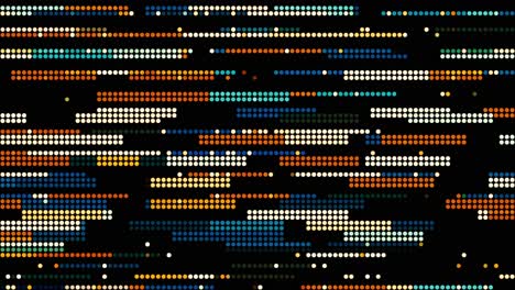 Abstract Geometric Pattern with Colorful Dots and Lines