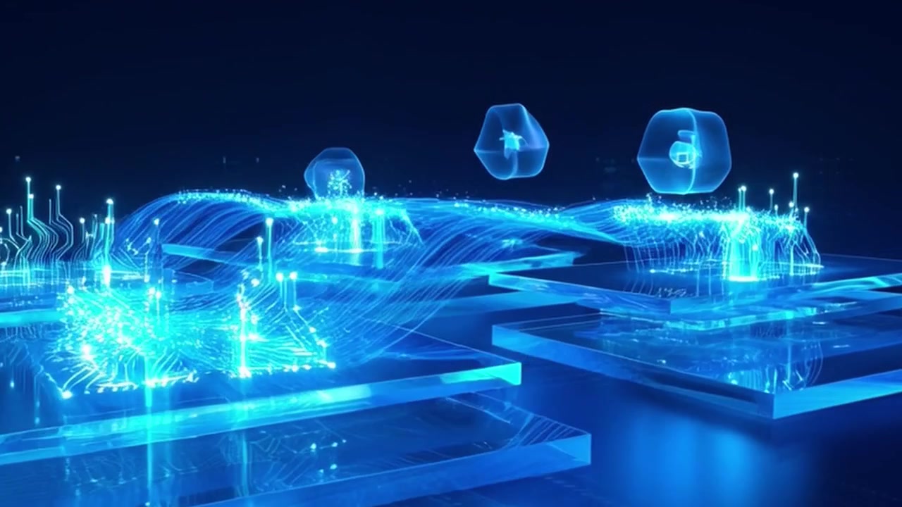 Abstract Digital Circuitry and Data Flow Visualization