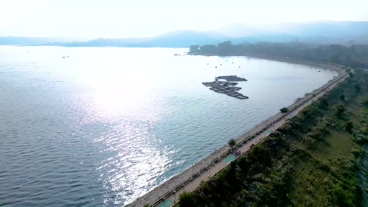 Patratu Dam Tourist Place and Water Sports Activities Aerial view