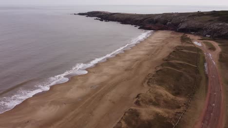 Punta-Ballena-Sandy-Beach,-Punta-Del-Este-In-Uruguay