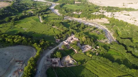 a green valley in hesarak district