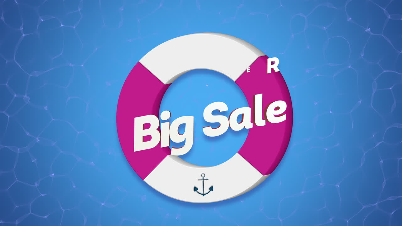 갈매기와 물 수영장에서 여름 큰 판매