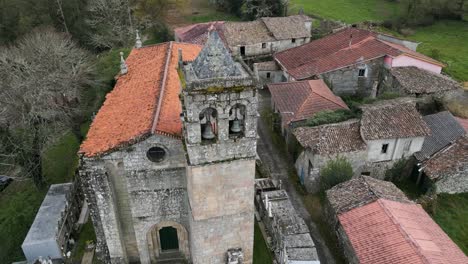 Santa-Maria-Codosedo-Church,-Sarreaus,-Ourense-spain