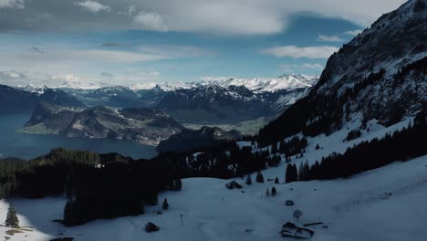 alpes suizos en el monte pilatus