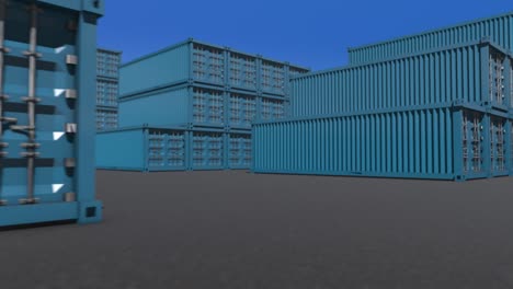 bucle de contenedores de transporte de cian