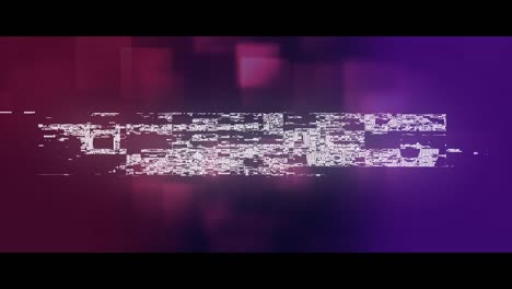 animación de texto wow sobre cuadrados brillantes sobre fondo púrpura