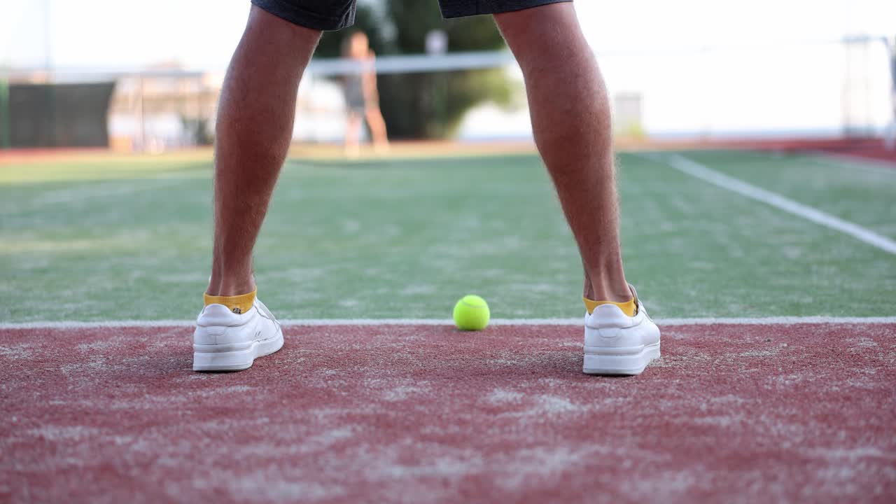 Tennis Player on the Court