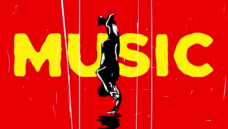 animación de bucle de baile