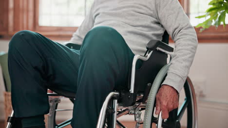 Man,-hands-and-closeup-for-moving-wheelchair
