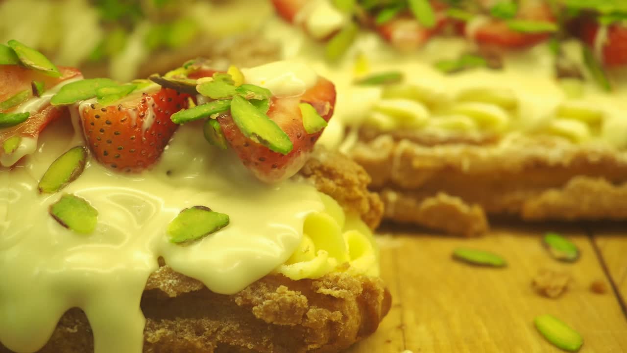 Strawberry Cream Pastry