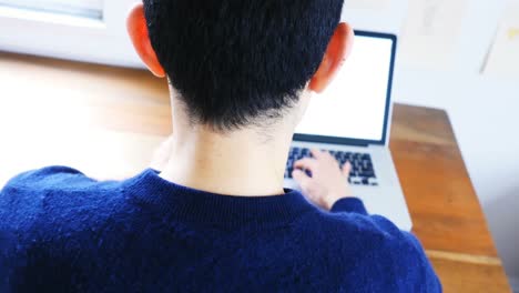 man doing online shopping on laptop 4k