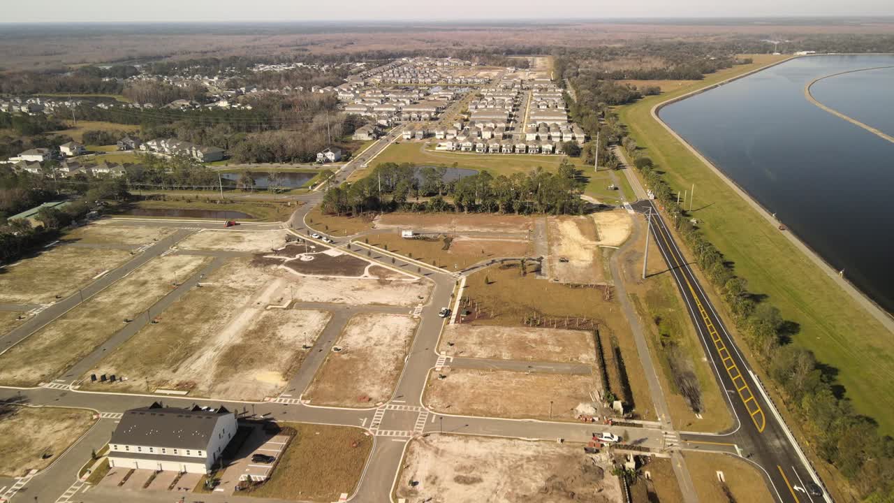 Drone Flying Towards Neighborhood in Florida