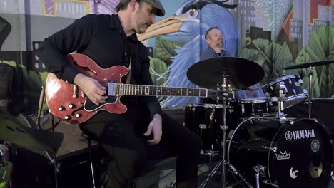 live jazz music performance on the street